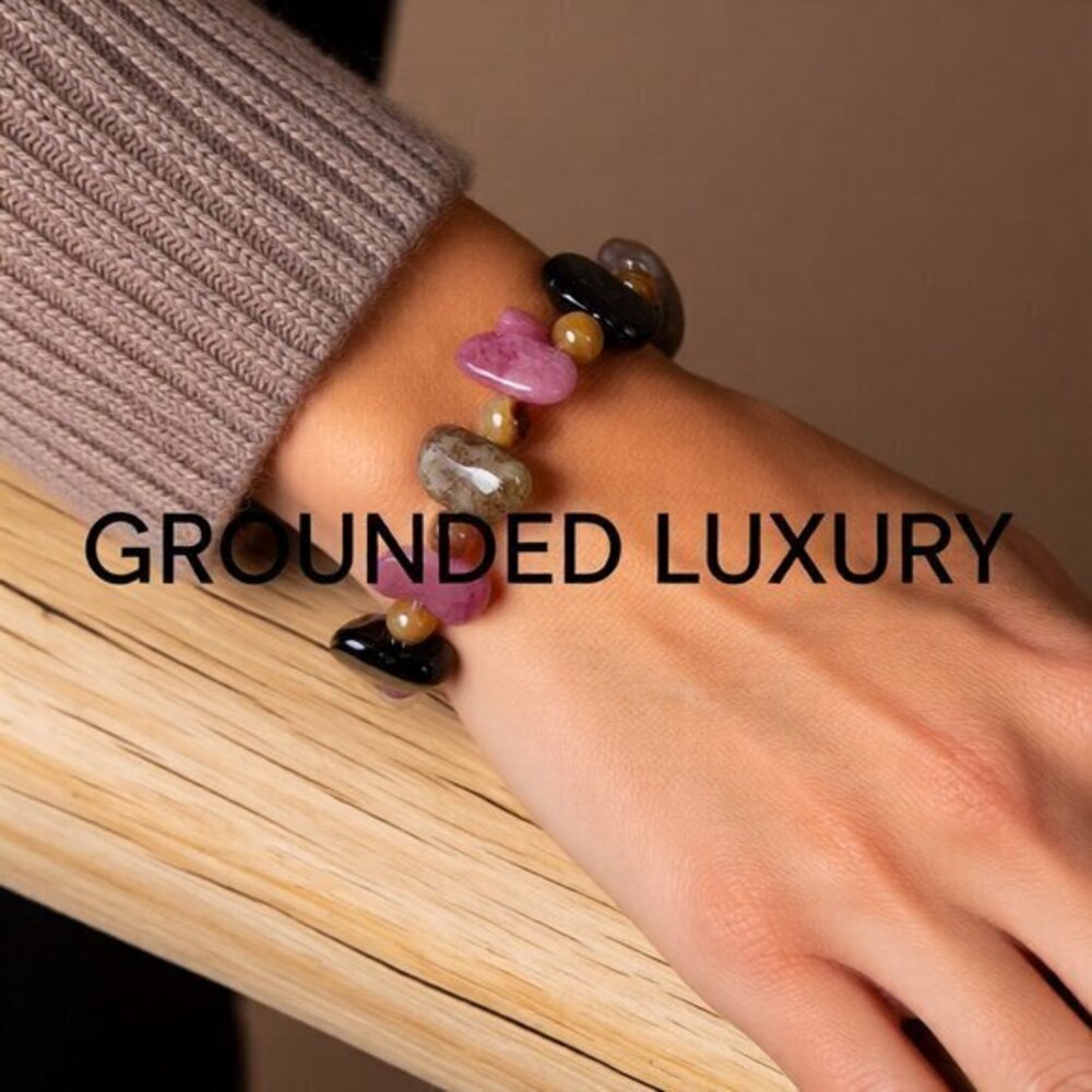 Semi-Precious Stone Beads: Rhodochrosite Ametrine Agate +++ | Mostly Pink Colors - Picture 8 of 10